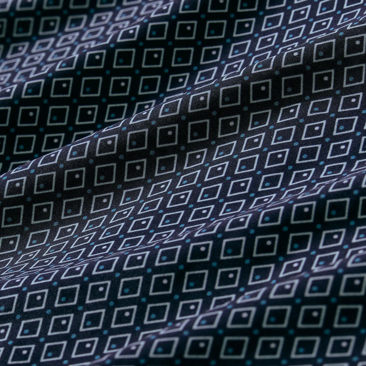 Leeward Dress Shirt - Navy Diamond