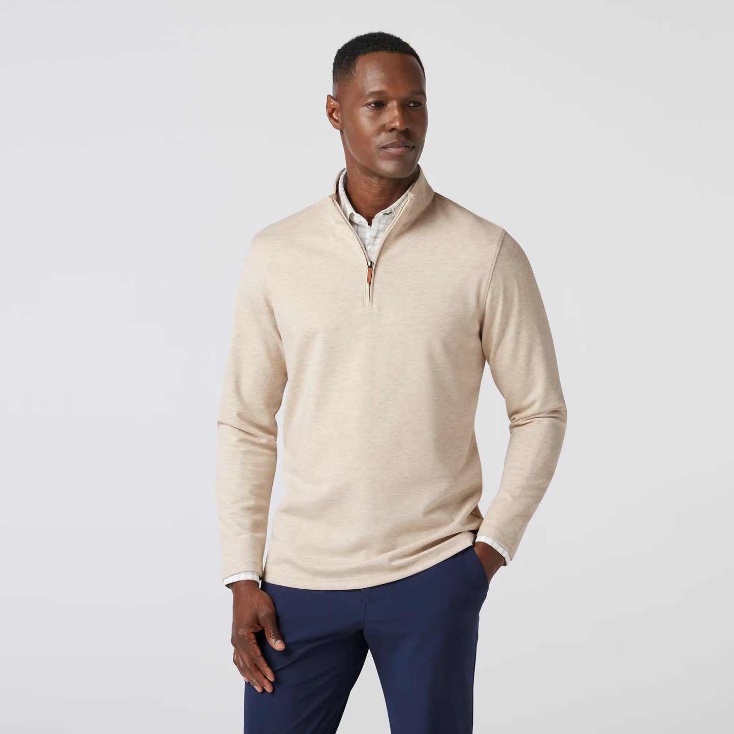 KPI Quarter Zip - Ivory