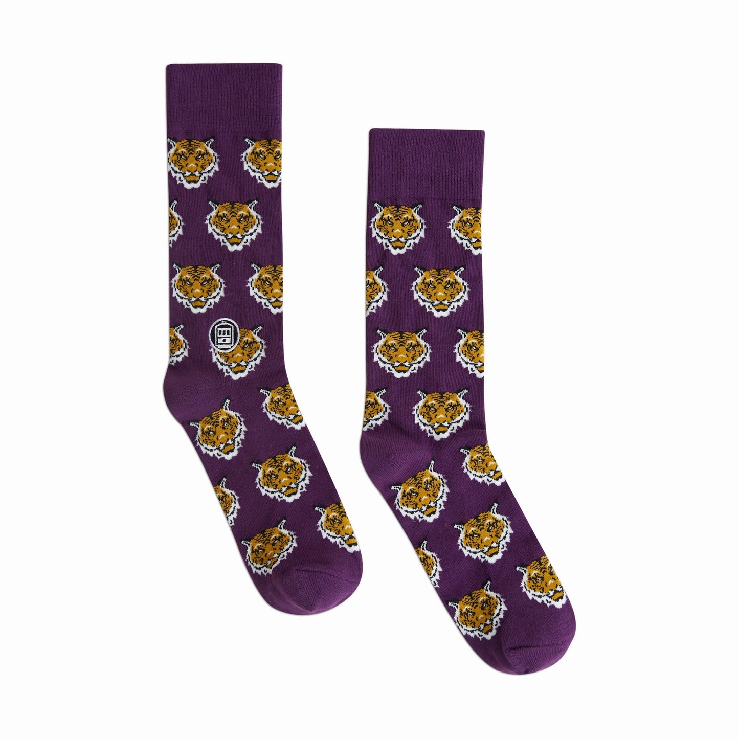 TIger Purple Socks