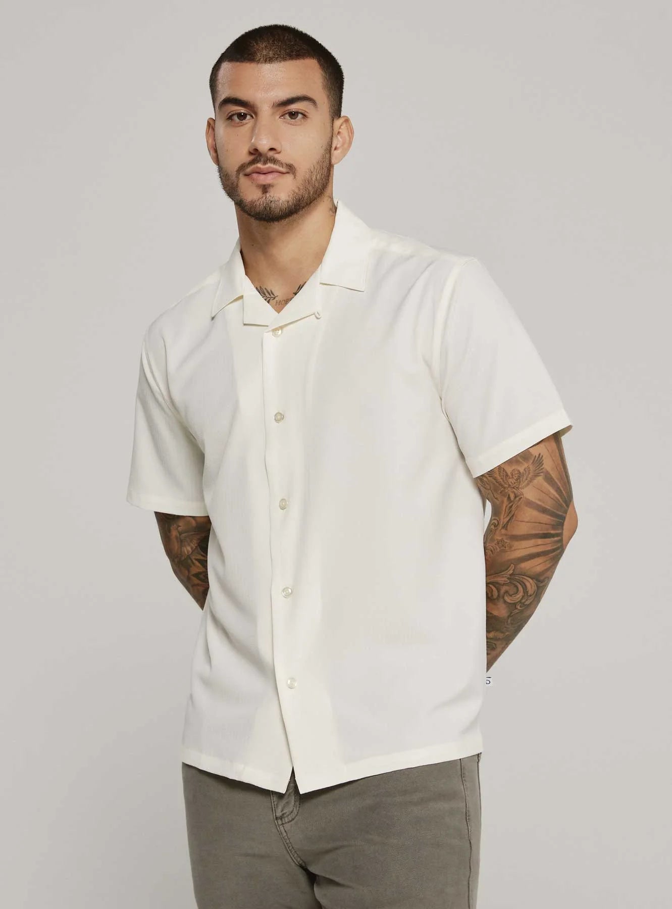 Vance Camp Shirt - Natural