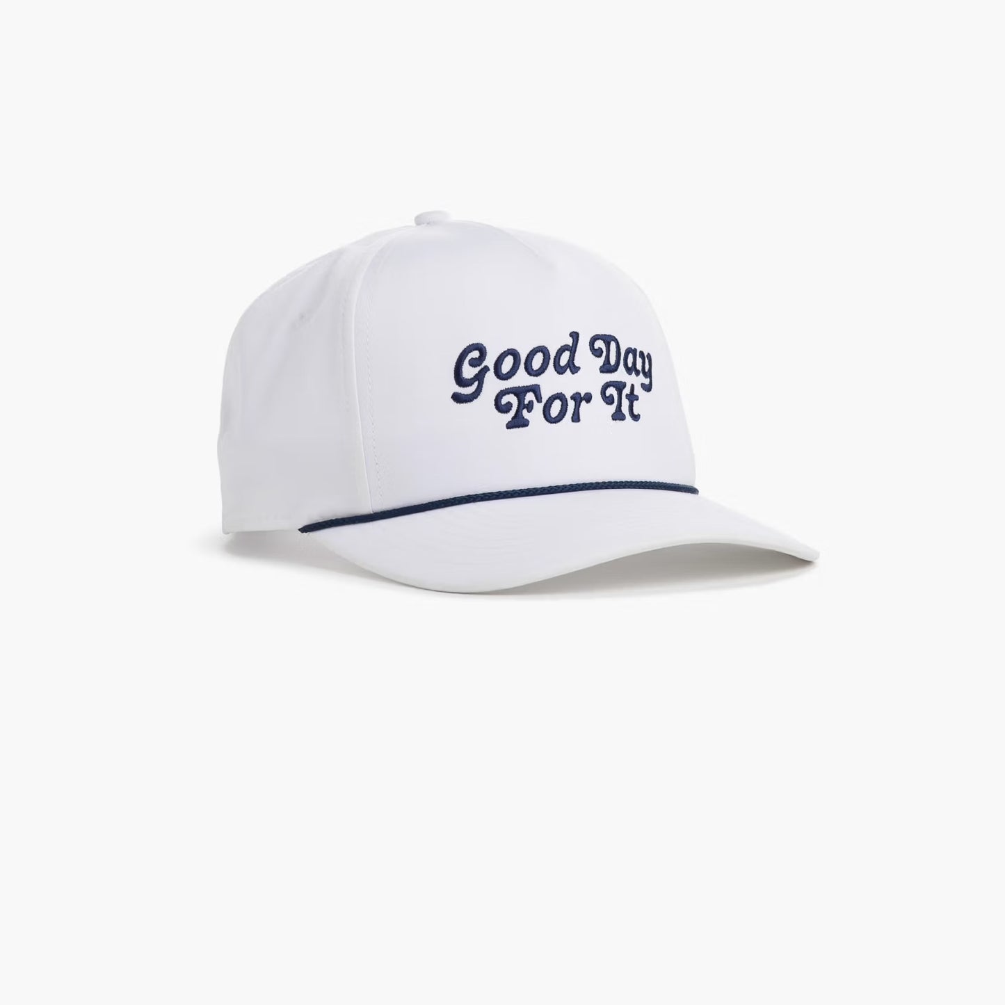 Good Day For It Rope Hat - White