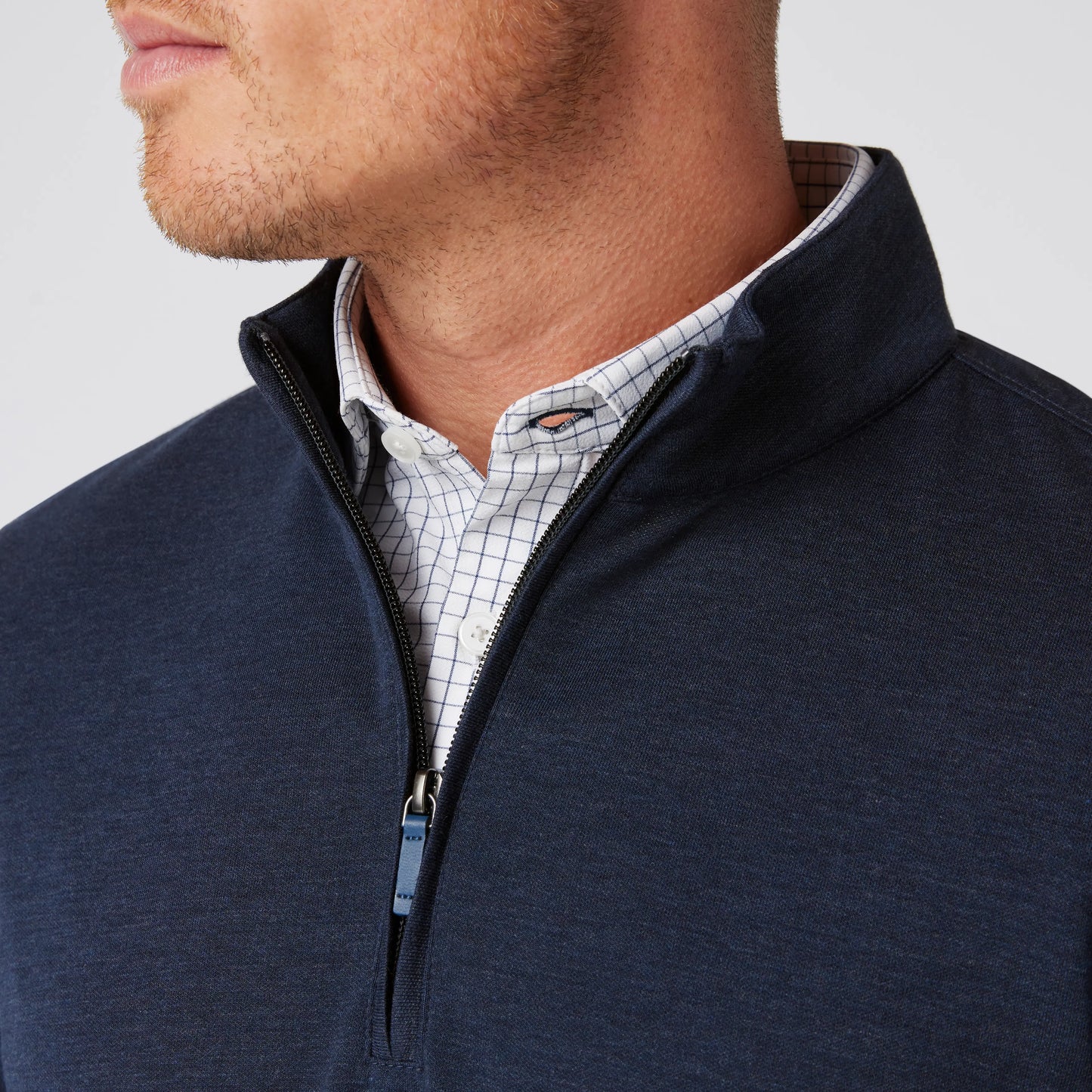 KPI Quarter Zip - Navy Heather
