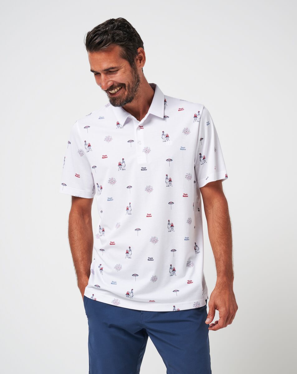 Neighborhood Party Polo - White
