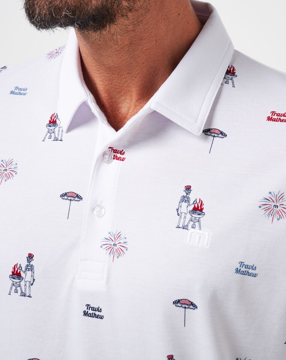 Neighborhood Party Polo - White