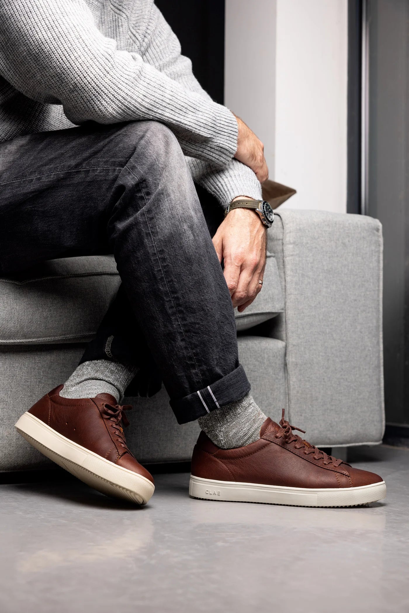 BRADLEY - Cocoa Leather