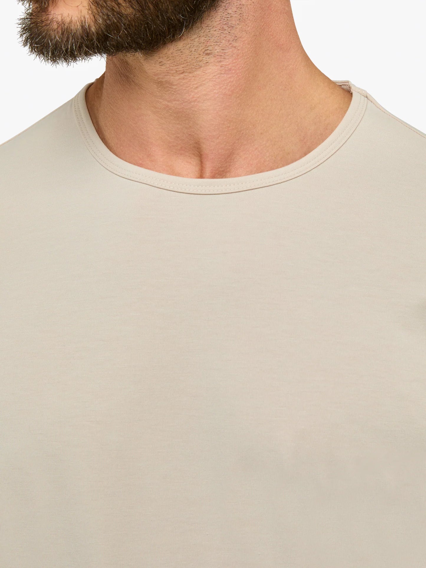 Cuts Curve-Hem Tee - Clay