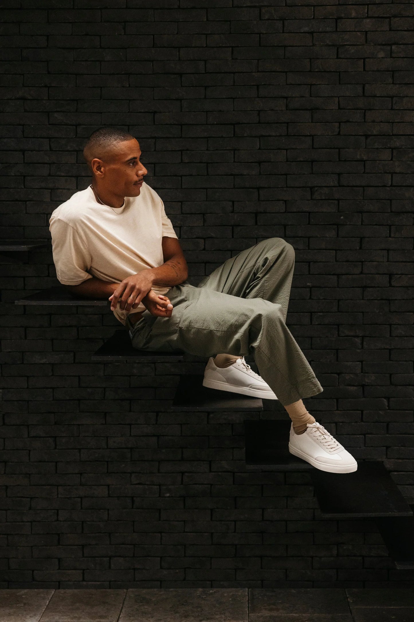 DEANE - Triple Off-White Leather