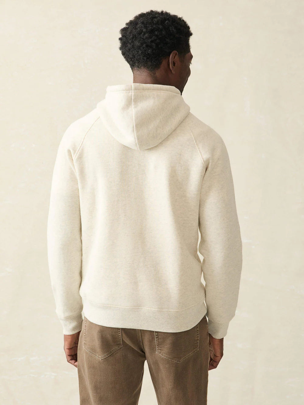 High Standard Fleece Hoodie - Ivory
