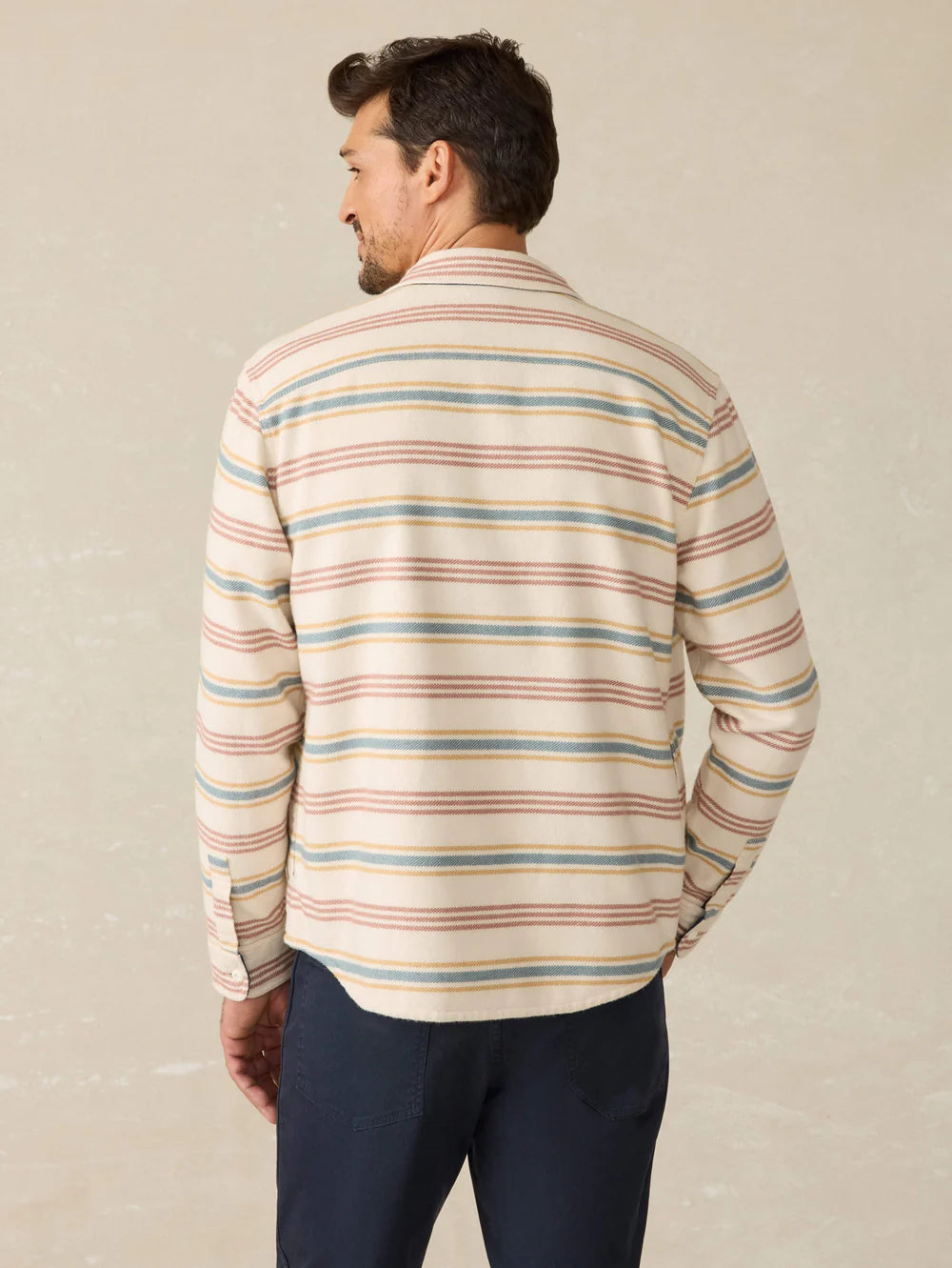 Wavebreaker Shirt - Dune Sky Stripe