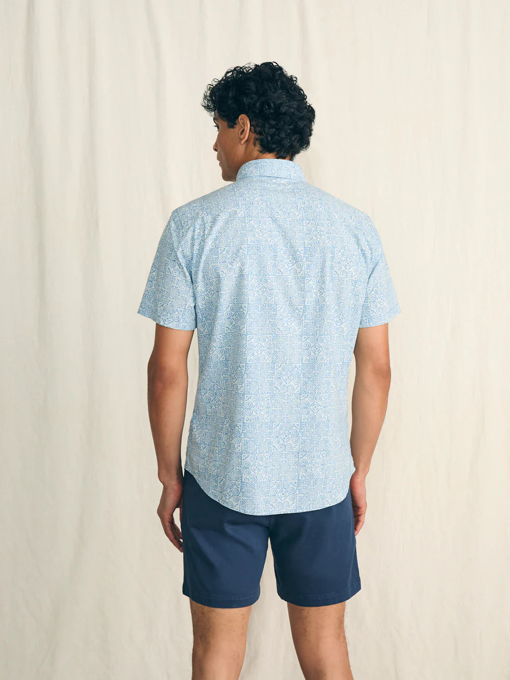 Faherty Stretch Playa Shirt - Geo