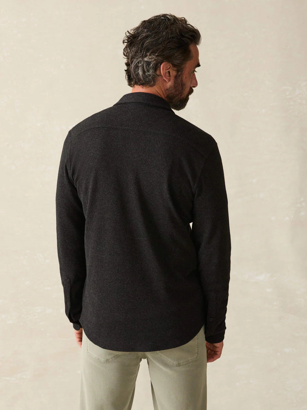 Legend Sweater Shirt - Heathered Black Twill