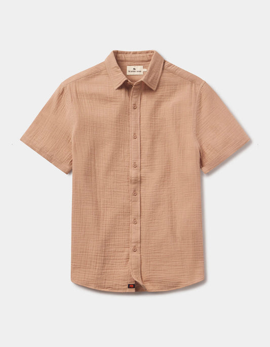 Kalo Short Sleeve Button Up - Driftwood