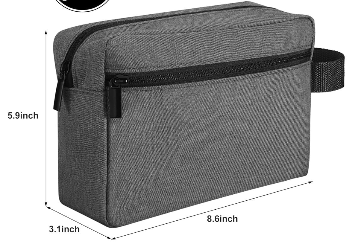 Travel Toiletry Bag - Dark Gray