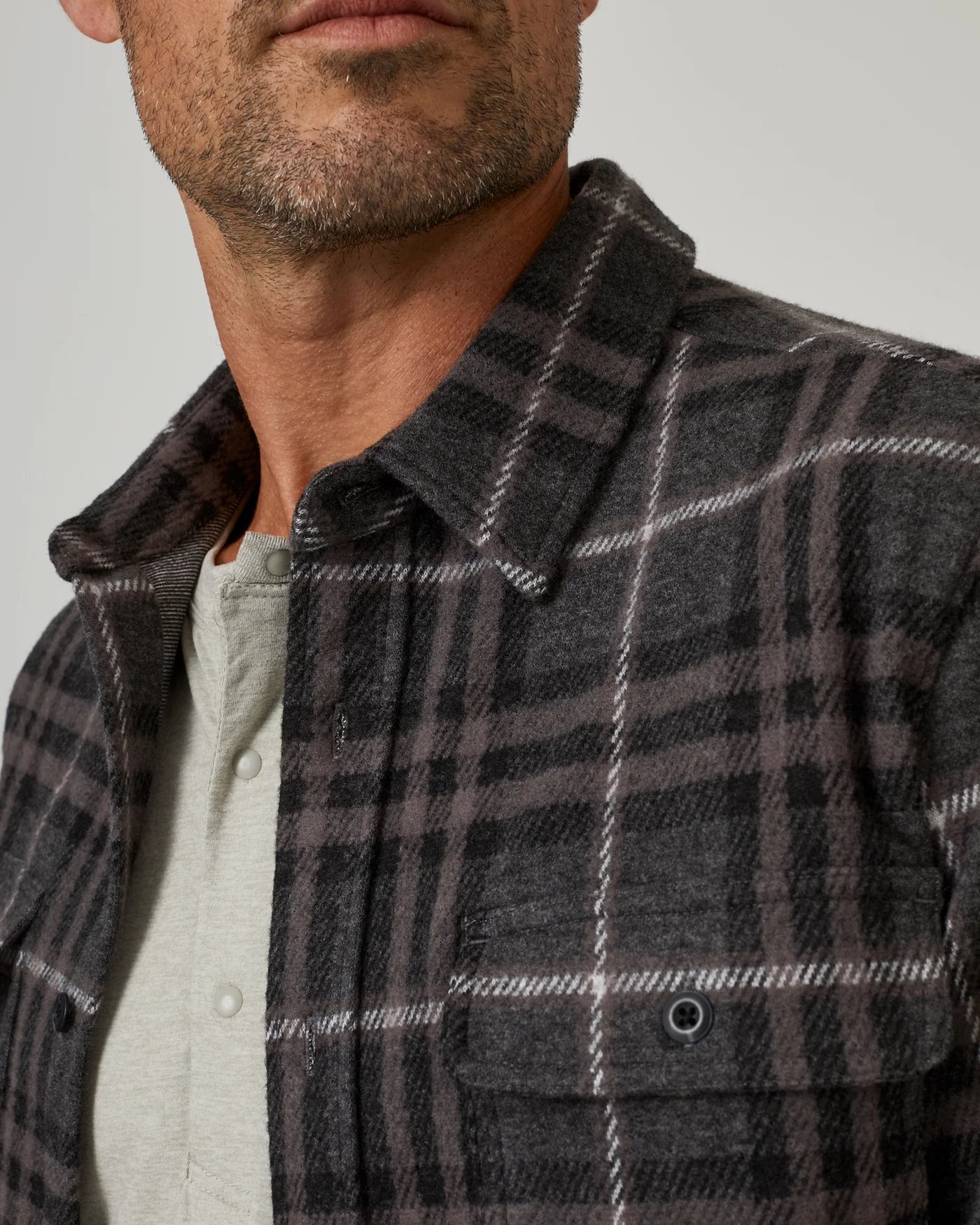 Generation Plaid Soft Knit - Charcoal