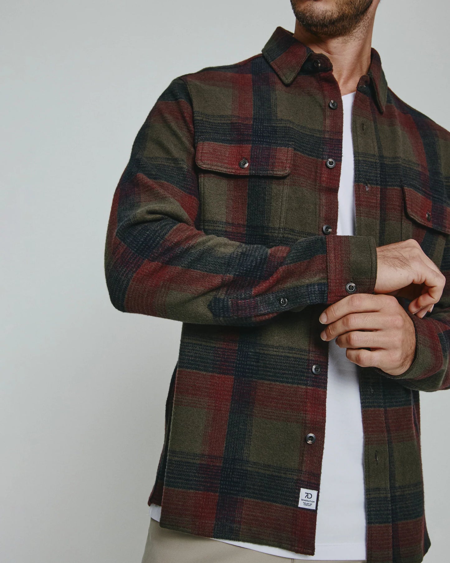 Generation Plaid Soft Knit - Forest