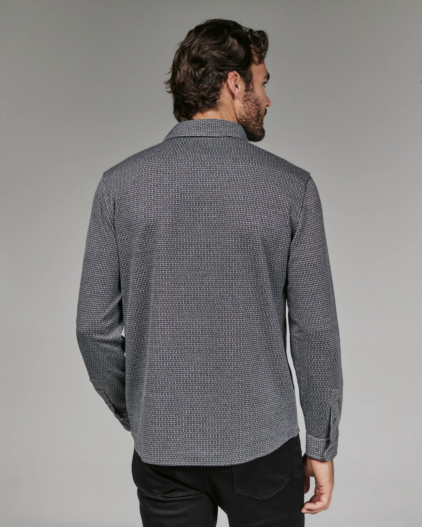 Generation Knit Shirt - Black/Navy