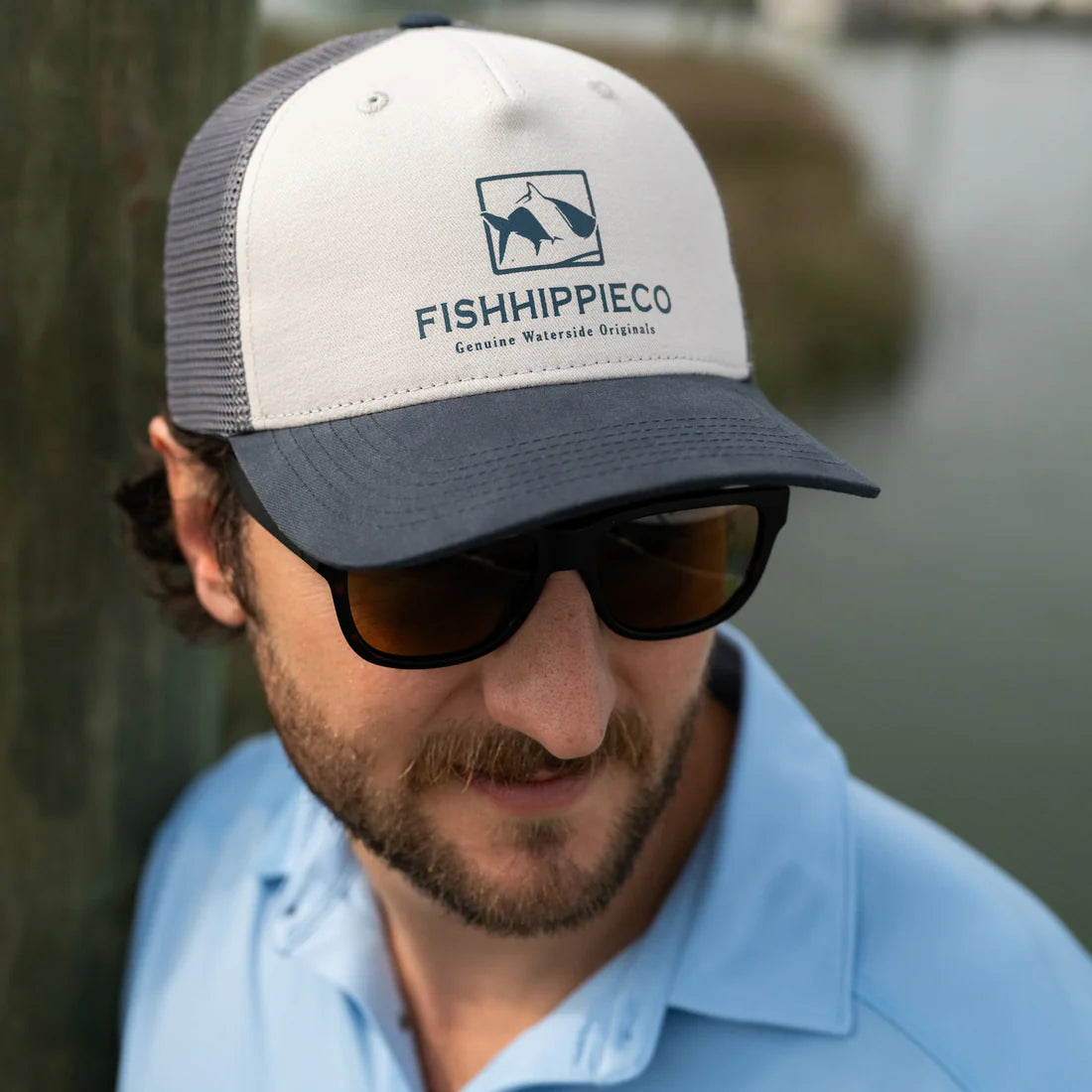 Fish Hippie King Seeker Trucker Hat