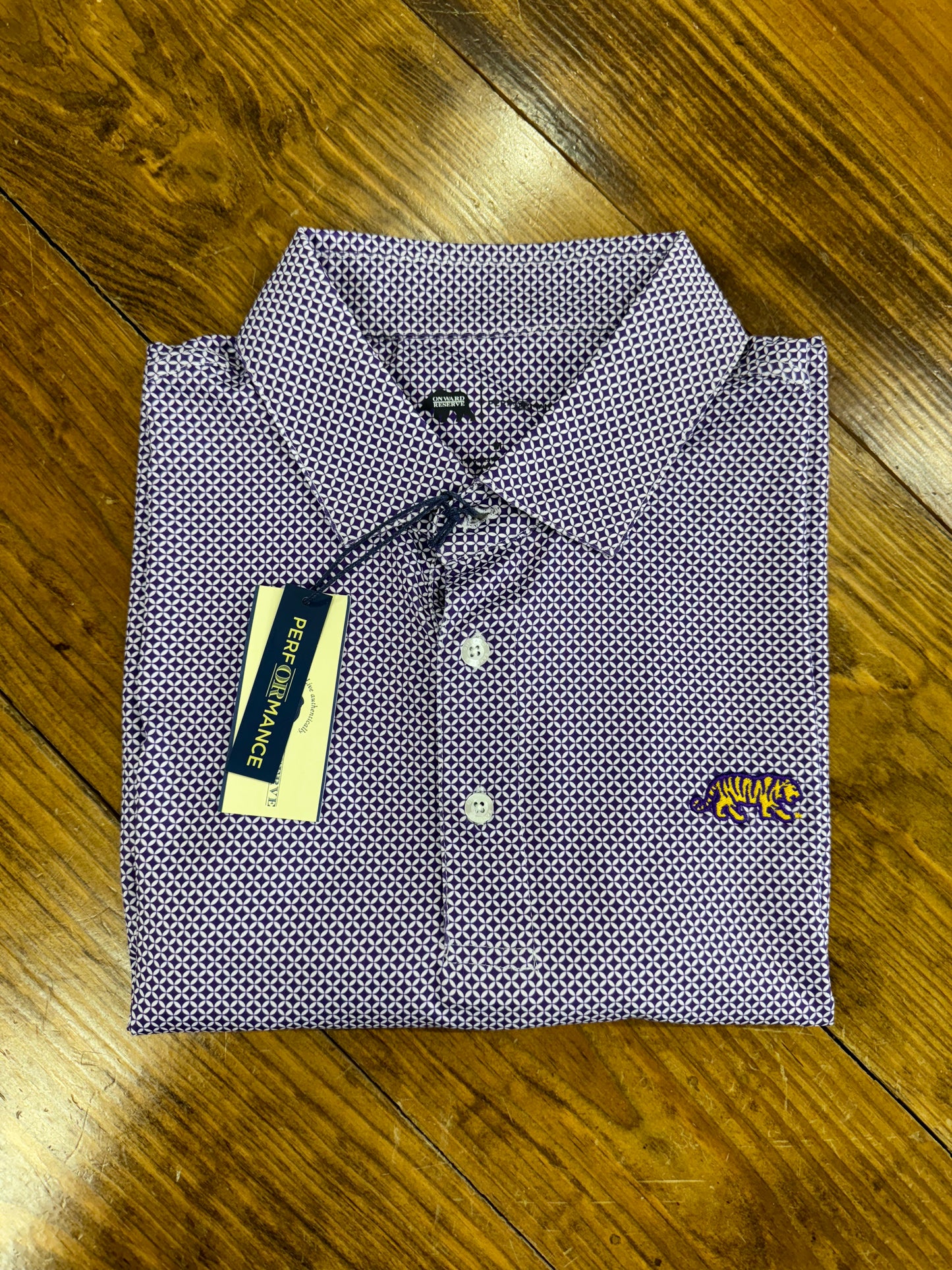 LSU Walking Tiger Scope Performance Polo