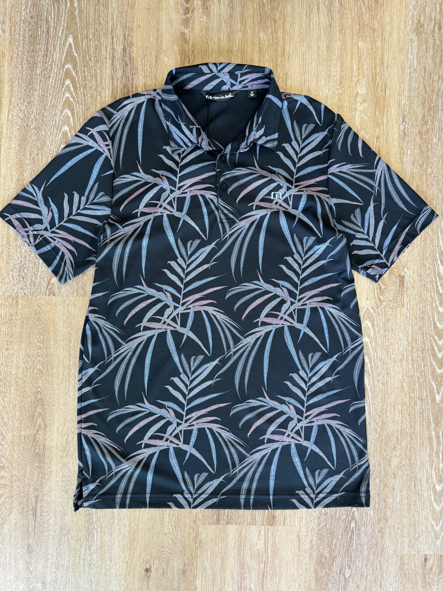 TravisMathew Pique Polo - Coastal Leaf