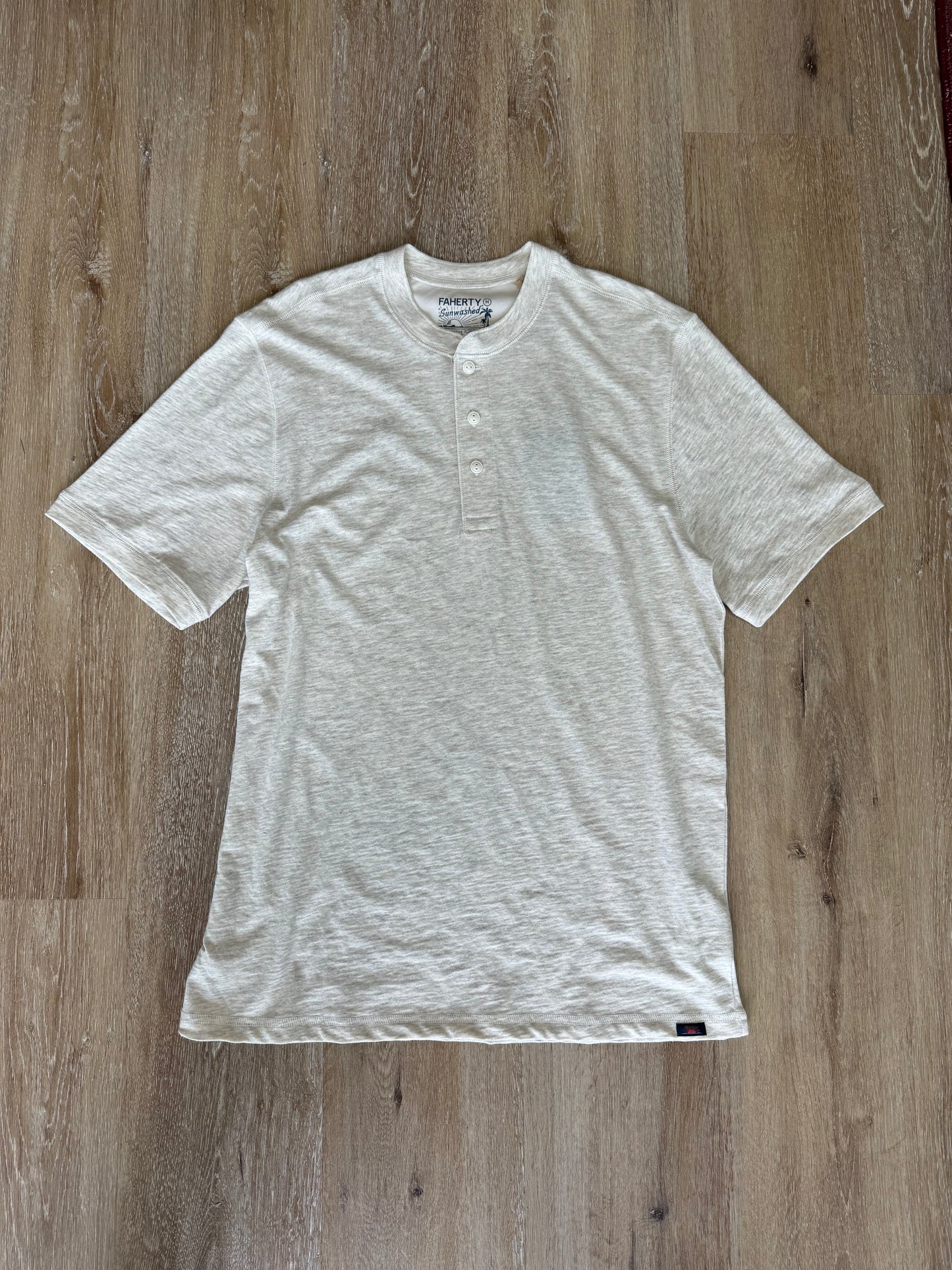 Sunwashed Henley - Island Dune Heather