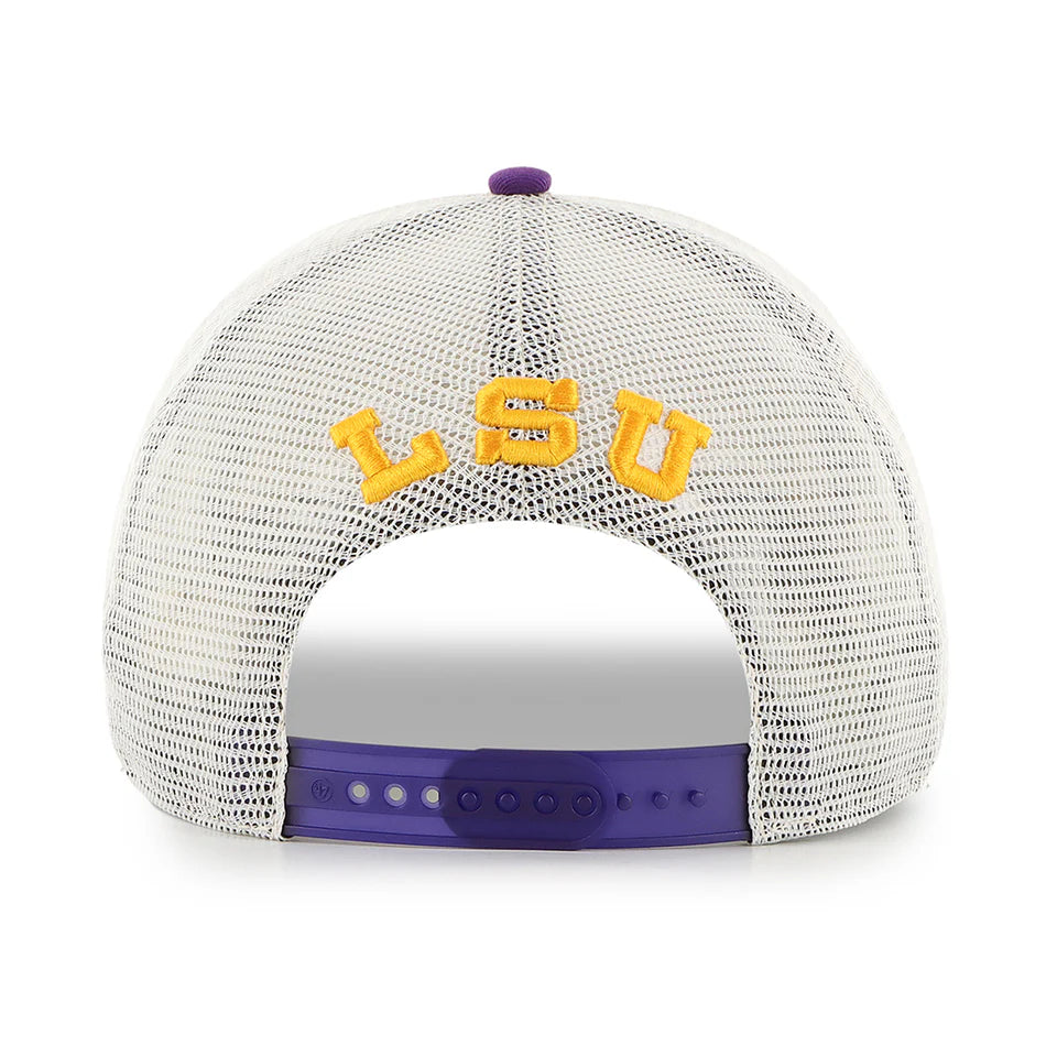 47 LSU Tigers Wagon Hitch Trucker Hat - Natural