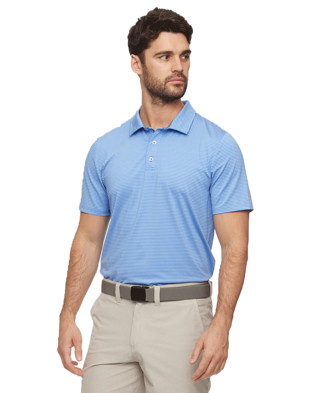 Naples Performance Polo - Light Blue