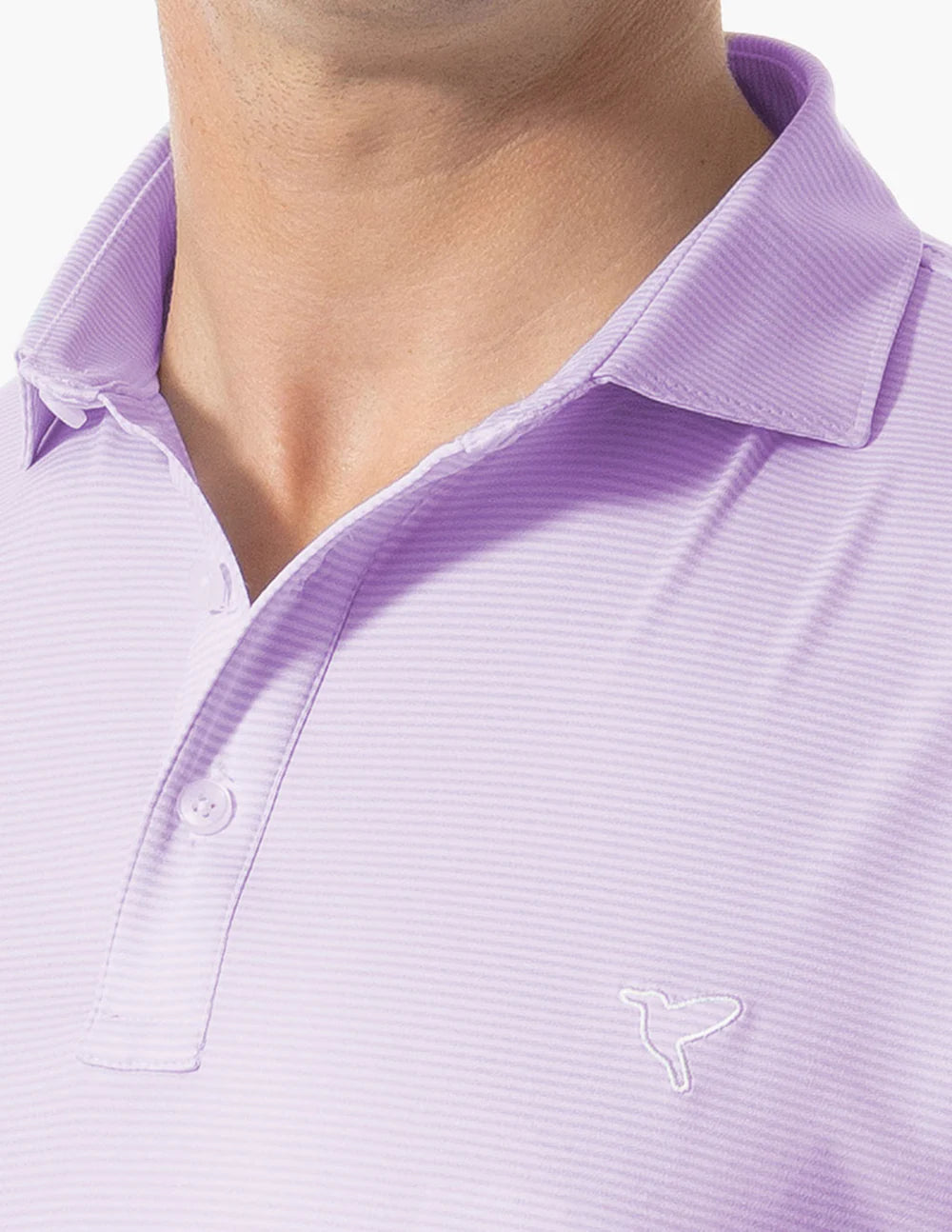 Birddogs Performance Polo - Purple Stripes