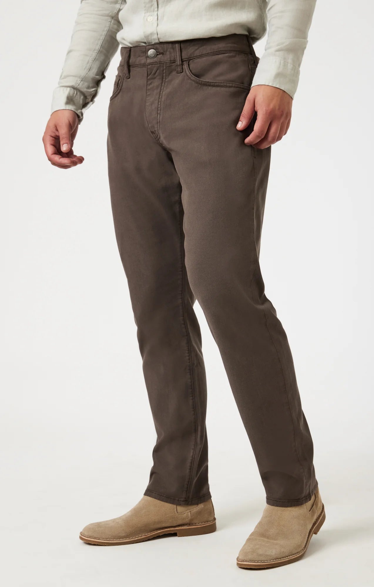 Marcus Slim Straight Leg Pants - Oak Luxe Twill