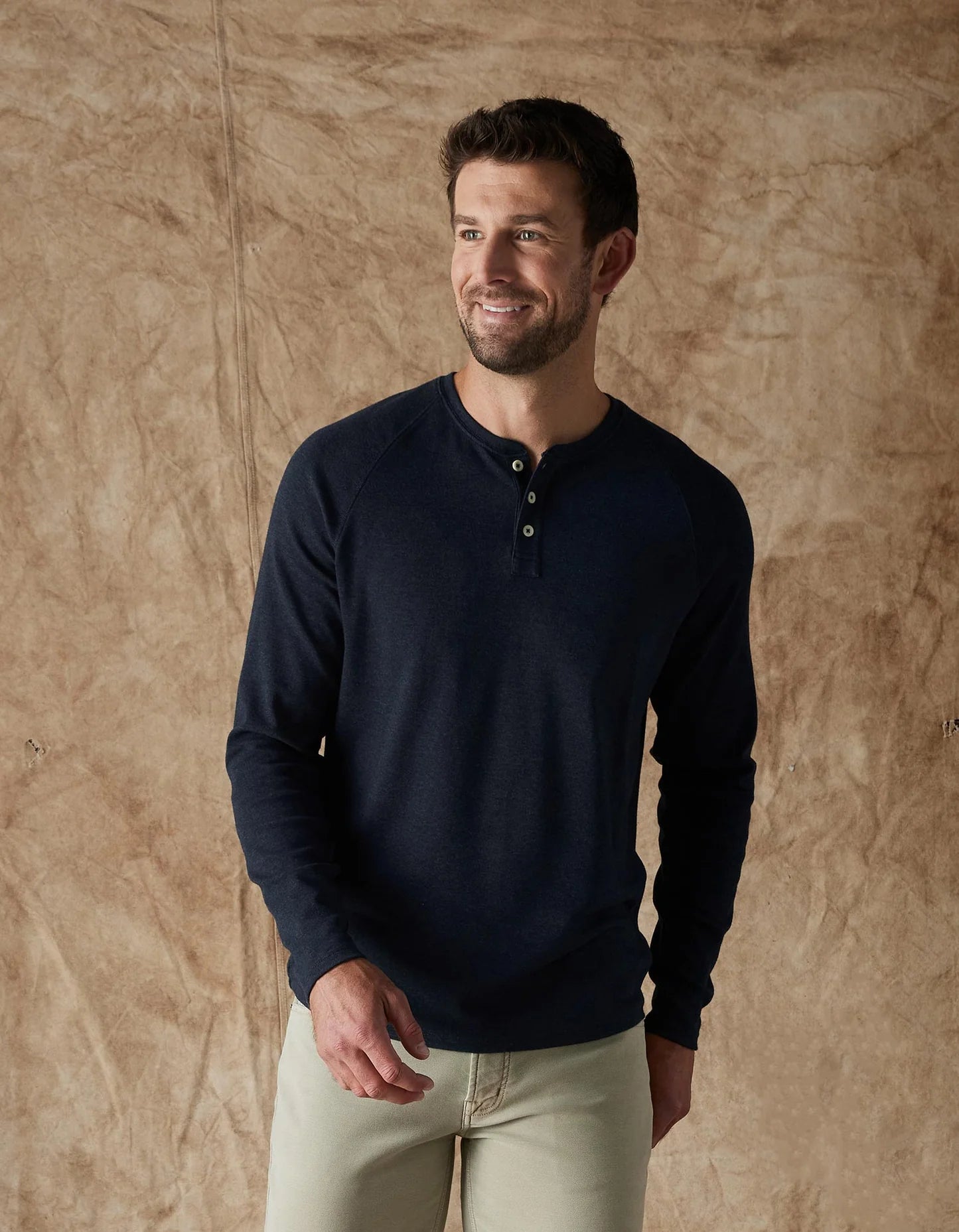 Puremeso Everyday Henley - Navy