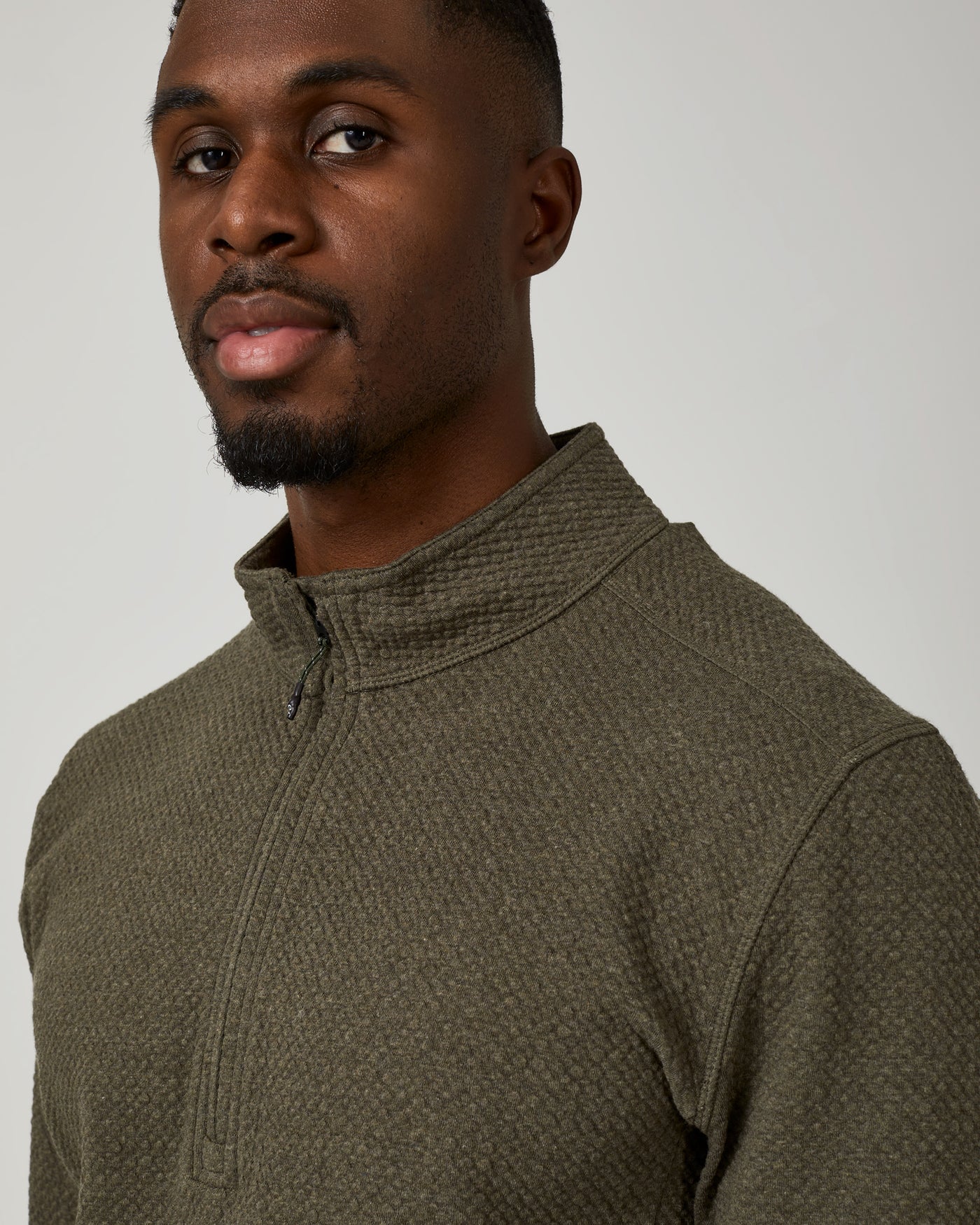 Restoration Quarter Zip Pullover - Olive