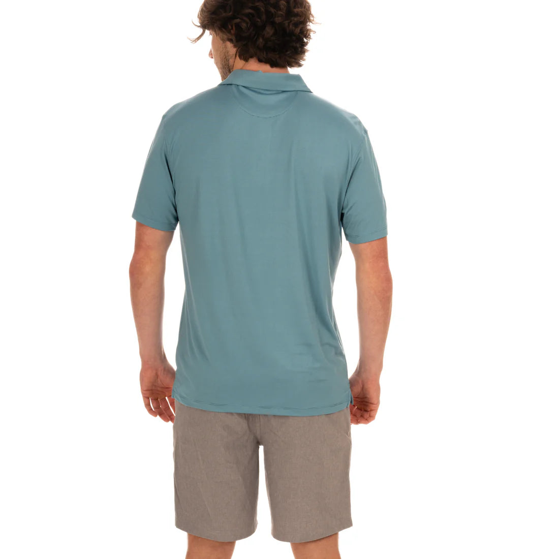 Runnel Stripe Performance Polo - Ranger Blue