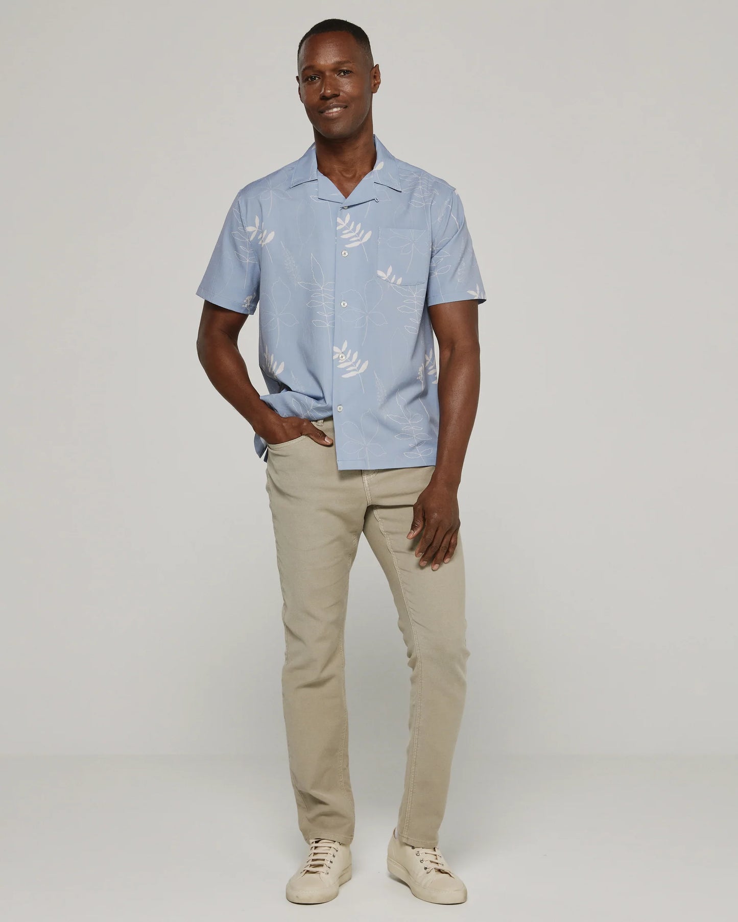 Ciro Camp Shirt - Dusk Blue