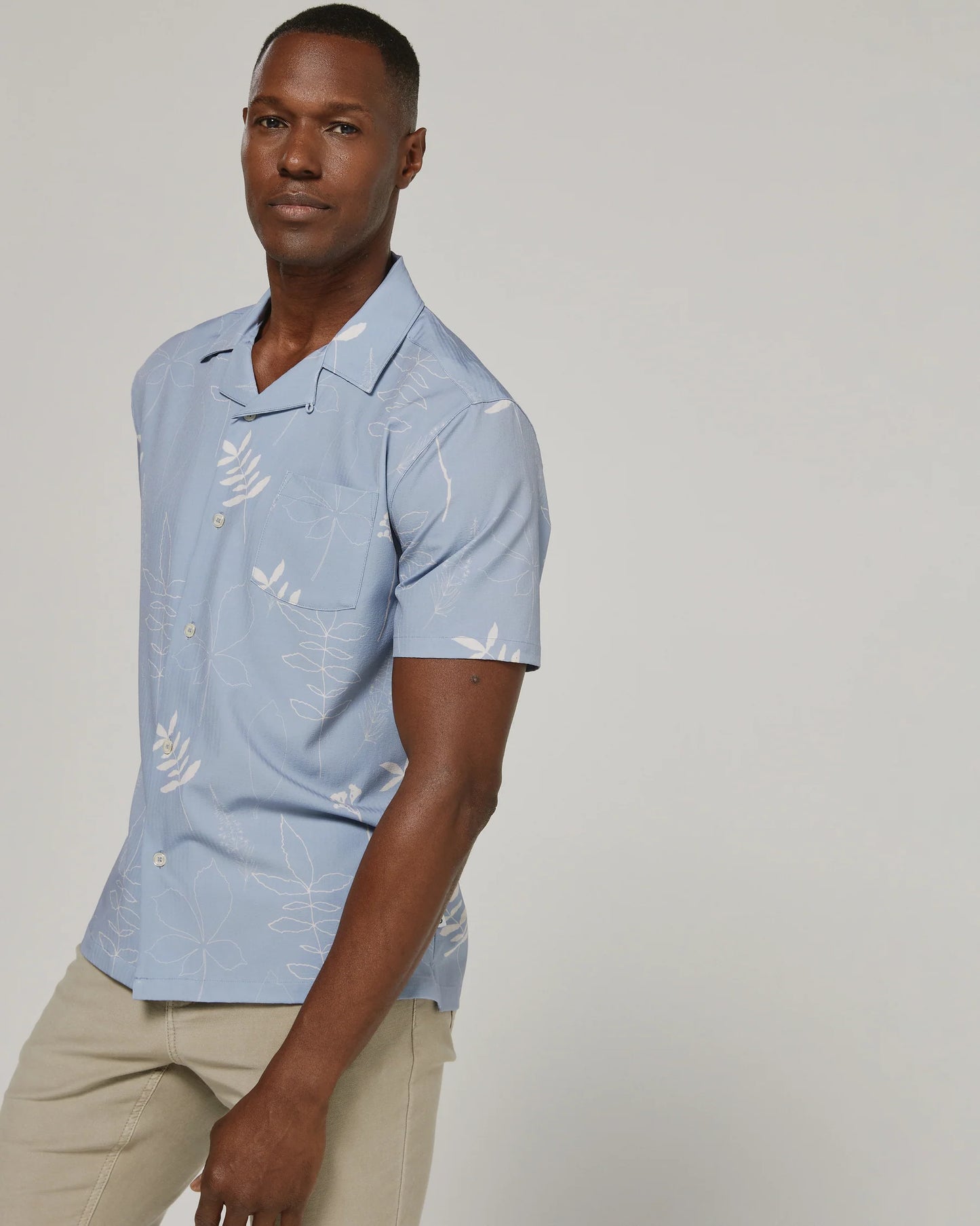 Ciro Camp Shirt - Dusk Blue
