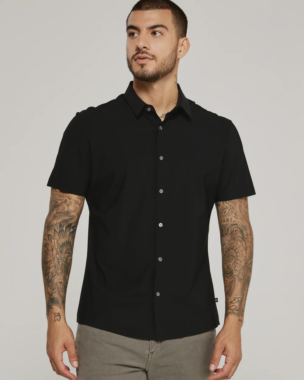 American Me Short Sleeve Shirt - Black