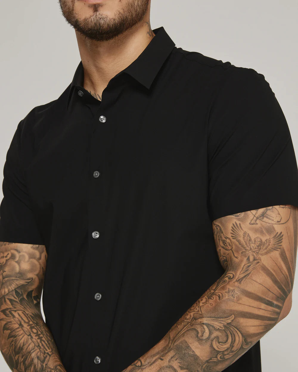 American Me Short Sleeve Shirt - Black