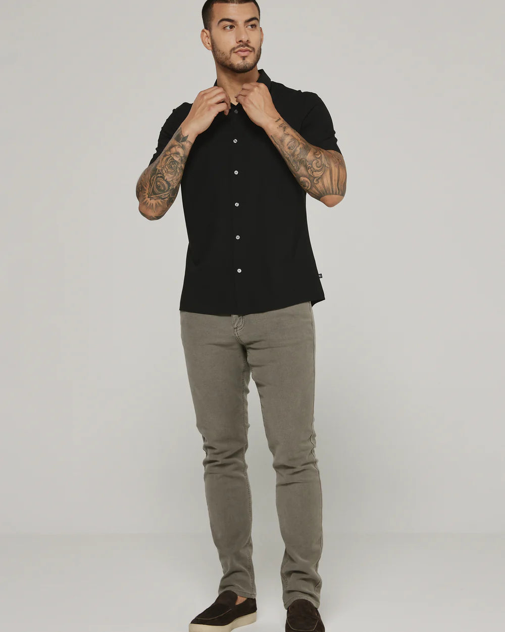 American Me Short Sleeve Shirt - Black