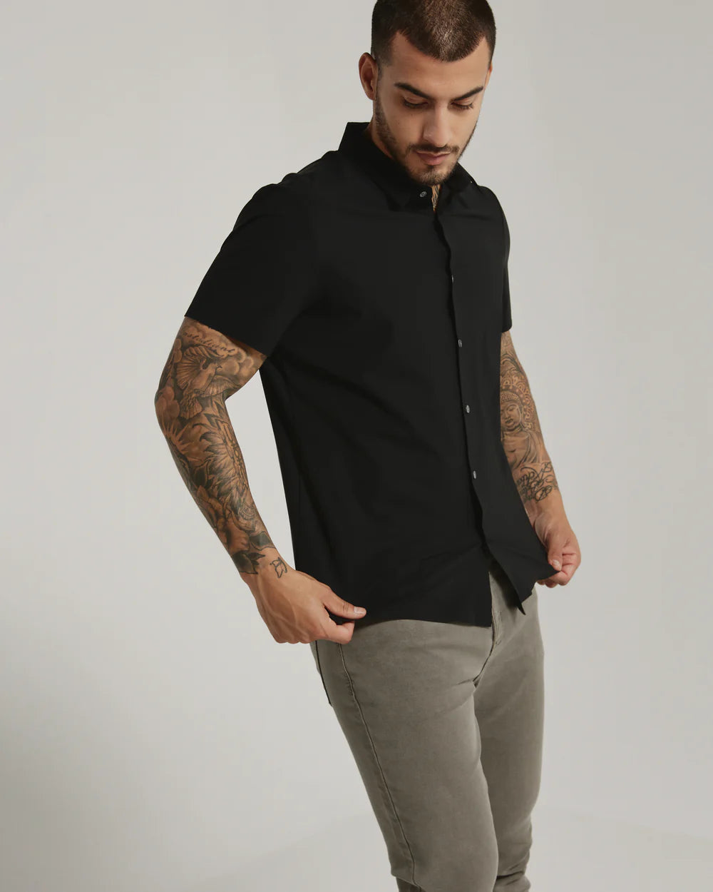 American Me Short Sleeve Shirt - Black