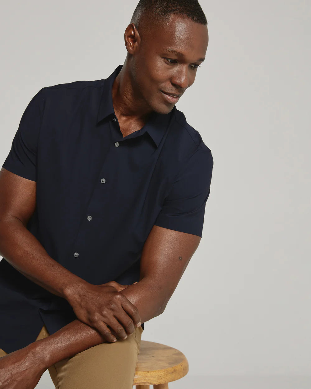 American Me Short Sleeve Shirt - Navy