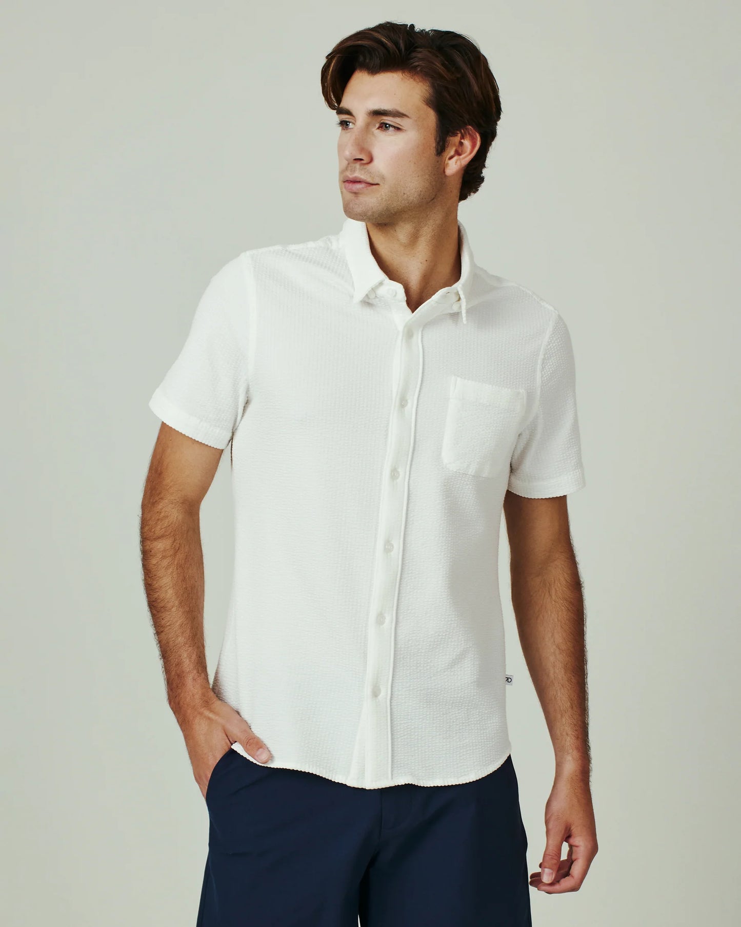 Bennet Short Sleeve Shirt - Ivory