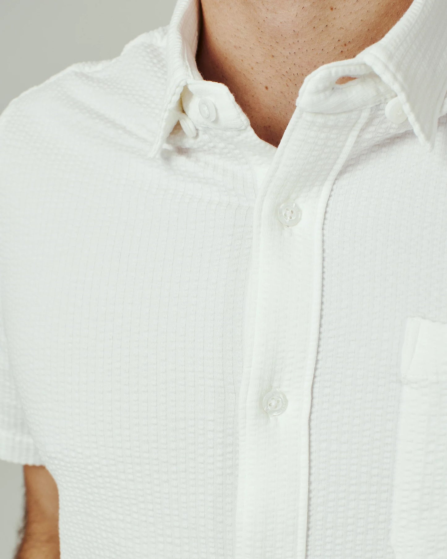 Bennet Short Sleeve Shirt - Ivory