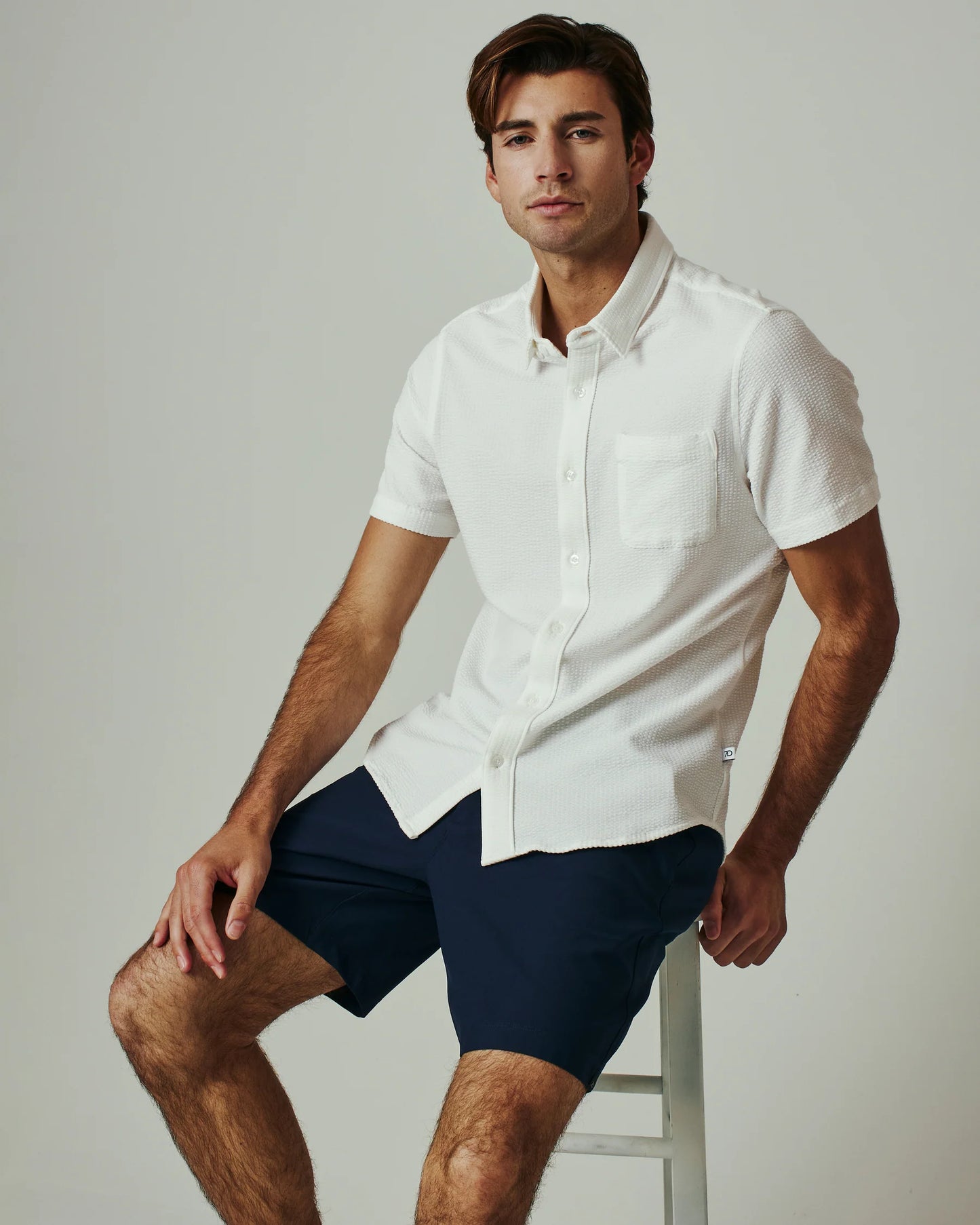 Bennet Short Sleeve Shirt - Ivory