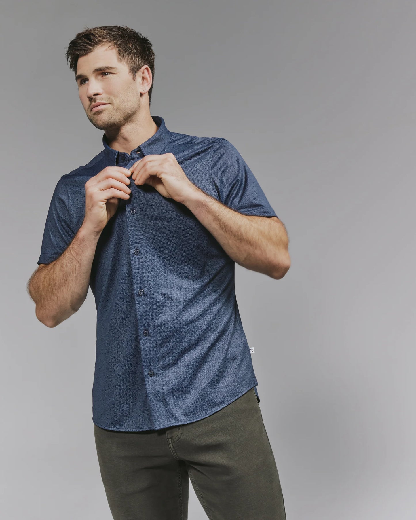 Ludlow Short Sleeve Shirt - Midnight
