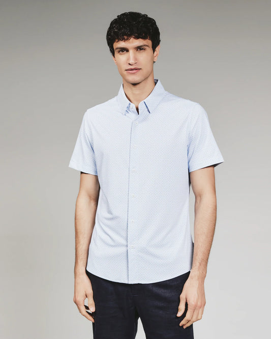 Pryce Short Sleeve Shirt - Light Blue