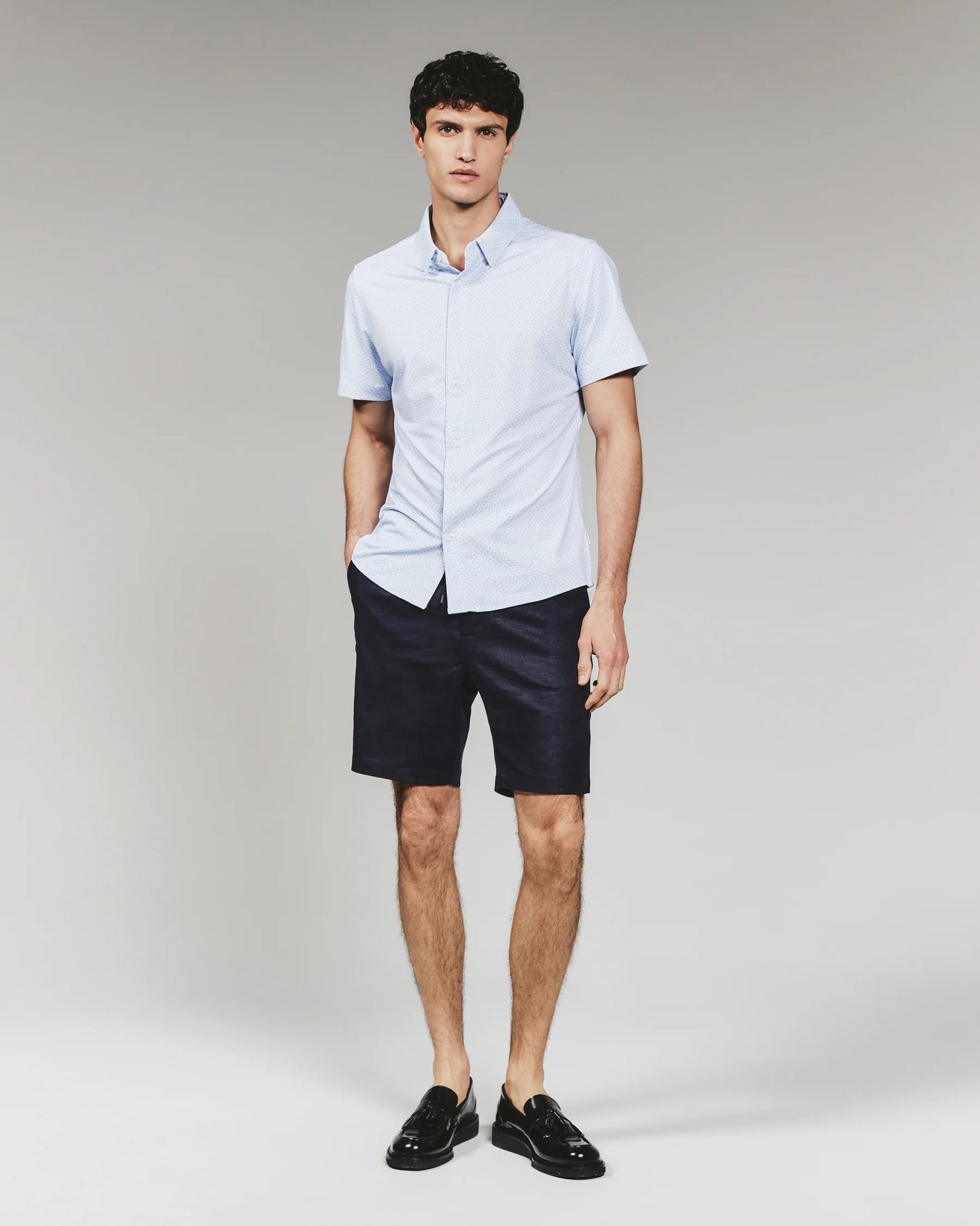 Pryce Short Sleeve Shirt - Light Blue