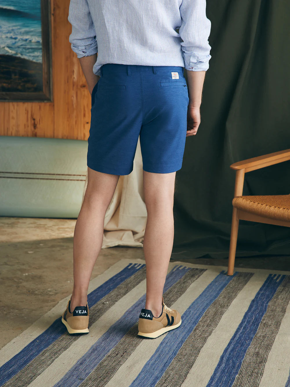 Faherty All Day Shorts - Navy