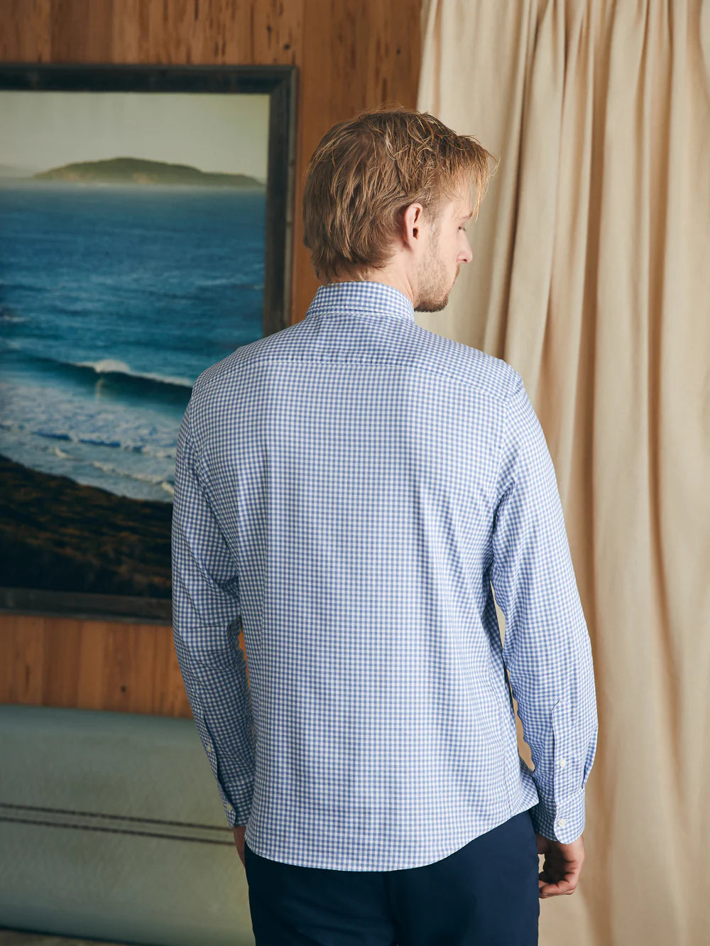 The Movement Shirt - Light Blue Gingham
