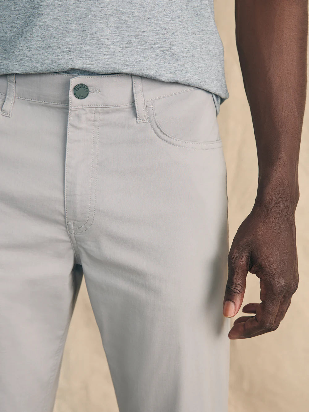 Faherty Movement Pant - Fossil