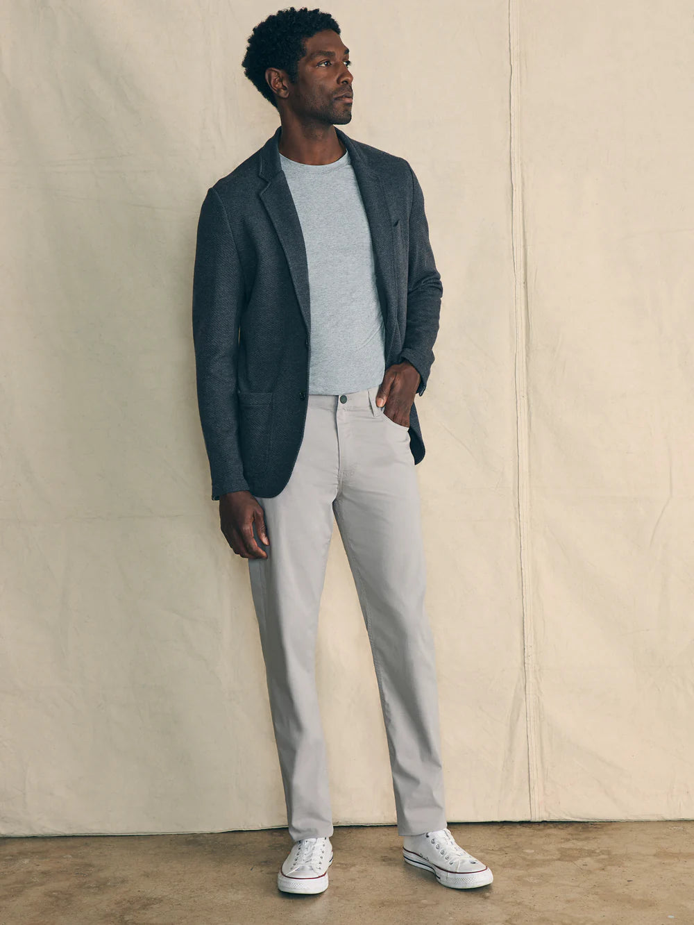 Faherty Movement Pant - Fossil