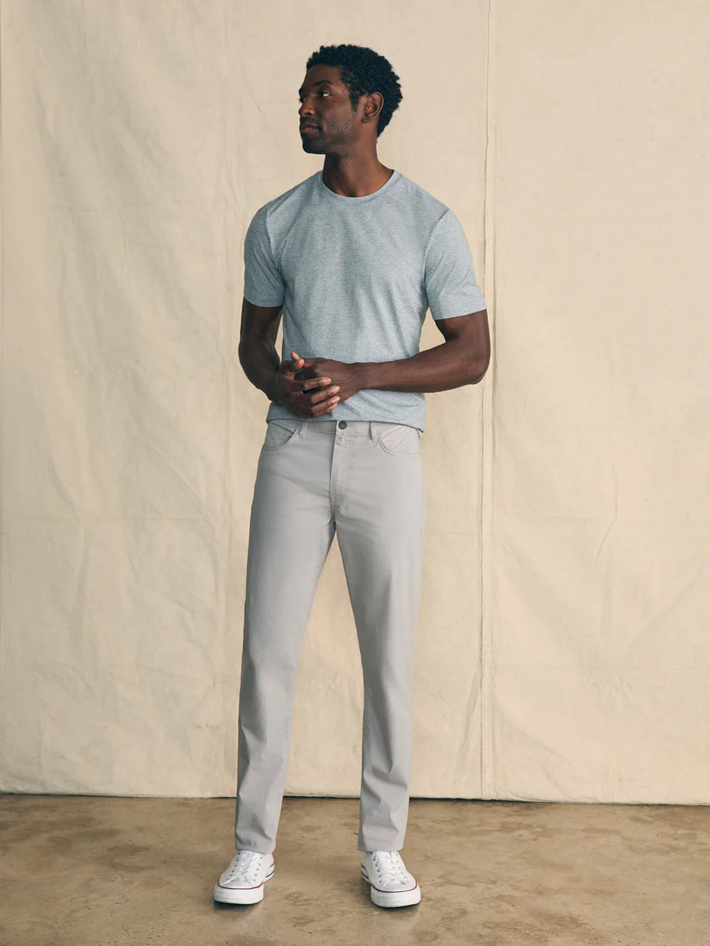 Faherty Movement Pant - Fossil