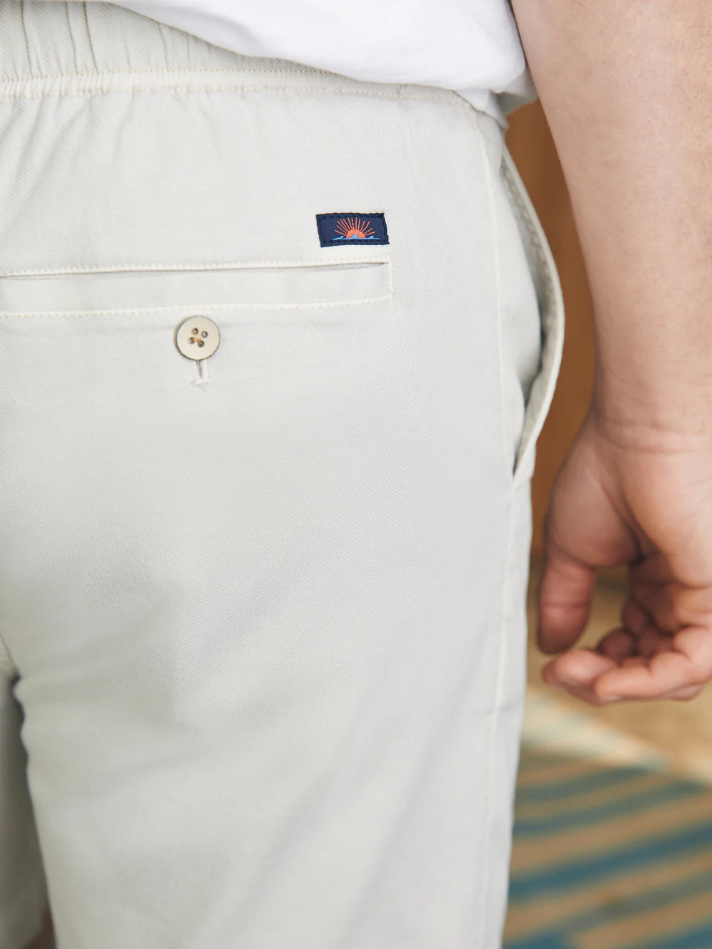 Faherty Essential Drawstring Short - Birch